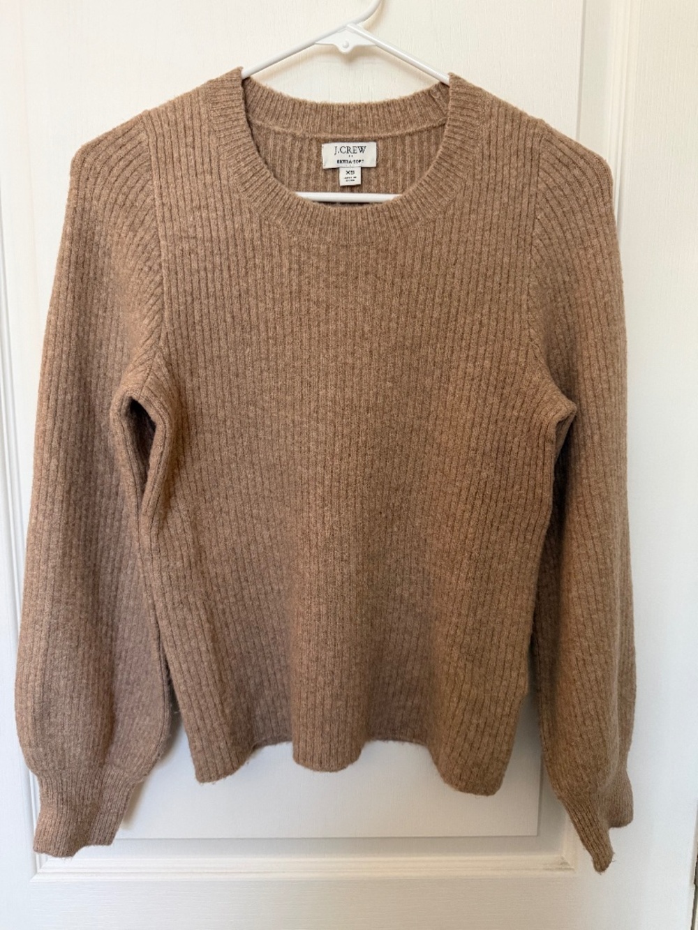 J.Crew Factory Ribbed Sweater in Extra-soft Yarn, Size XS